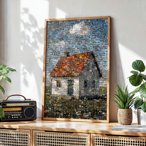 Mosaikbild aus vielen Fotos – erstelle jetzt dein Bauprojekt aus Baustellenbildern