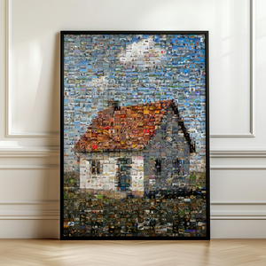 Mosaikbild aus vielen Fotos – erstelle jetzt dein Bauprojekt aus Baustellenbildern