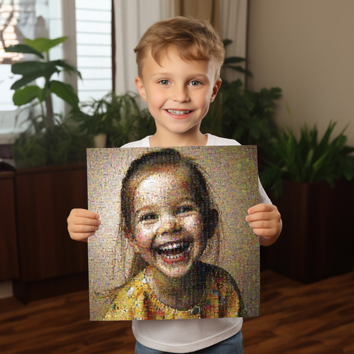 Gestalte dein Fotomosaik aus vielen Kinderfotos: Unvergessliche Momente