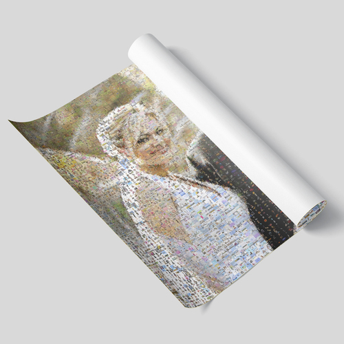 Individuelles Fotomosaik - Hochzeitsgeschenk
