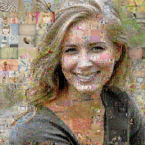 Erstelle Dein Portrait-Mosaik aus Fotos – Unikat & Kreativ