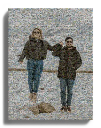 Jahresrückblick Fotomosaik – Bild aus vielen Fotos