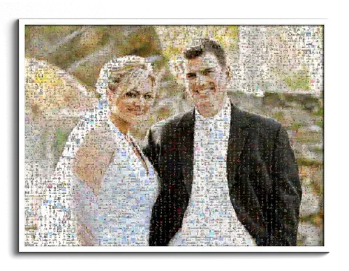 Erstelle dein Fotomosaik-Hochzeitsgeschenk mit persönlichen Bildern Erstelle dein Fotomosaik-Hochzeitsgeschenk mit persönlichen Bildern