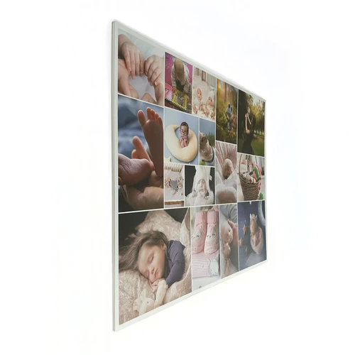 Fotocollage auf Hartschaumplatte: Gesamtansicht